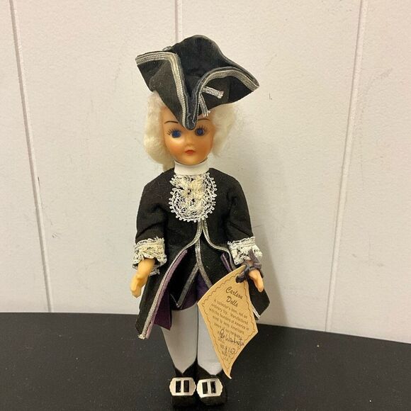 Brand New Vintage Carlson Dolls George Washington Figurine Doll 8" Plastic - Picture 1 of 8